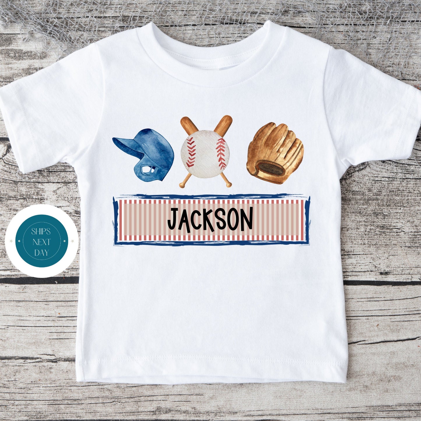 Baseball Personalized Name Sign Onesie | Sports Name Onesie | Kids Baseball Tshirt | Baby Shower Gift