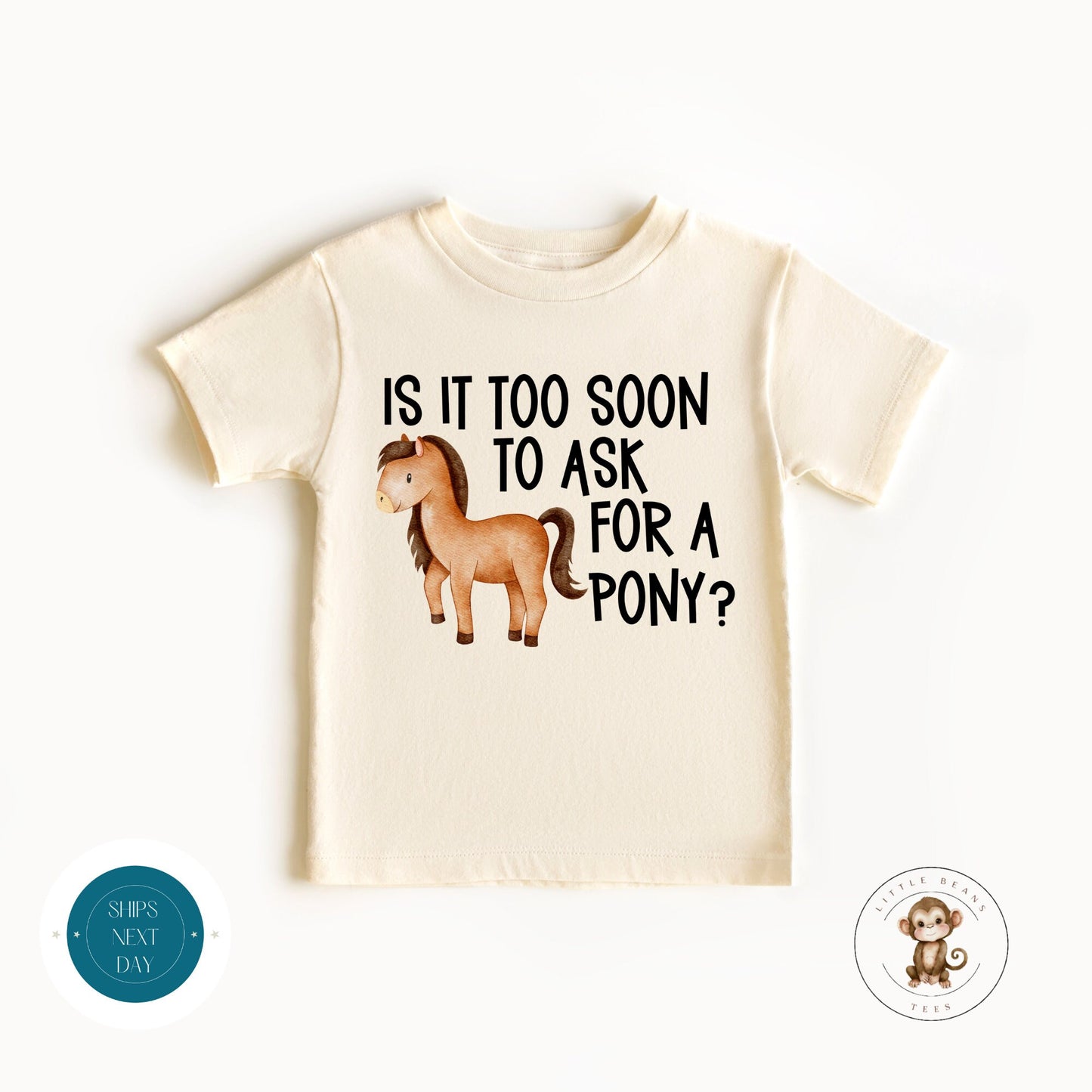 Ask For A Pony Baby Onesie | Cute Funny Baby Onesie | Farm Baby Gift | Baby Shower Gift | Pony Tshirt