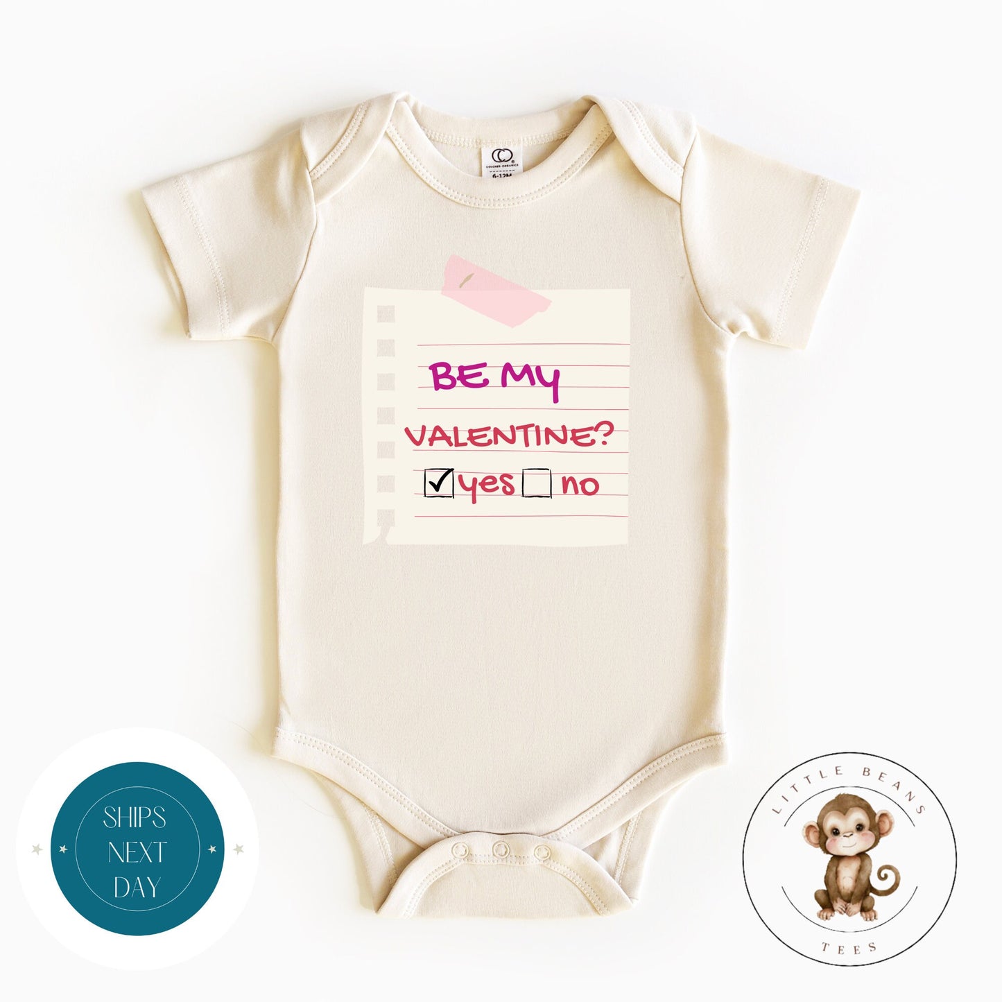 Be My Valentine Kids Tshirt | Valentine Baby Onesie® | Custom Baby Bodysuit | Valentines Day Tee