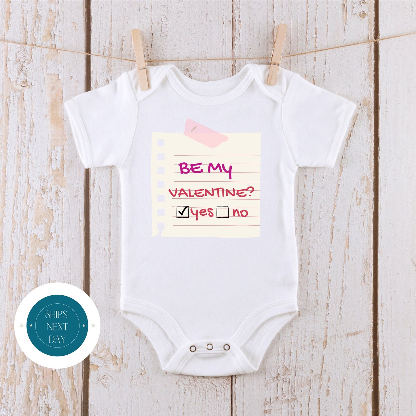 Be My Valentine Kids Tshirt | Valentine Baby Onesie® | Custom Baby Bodysuit | Valentines Day Tee