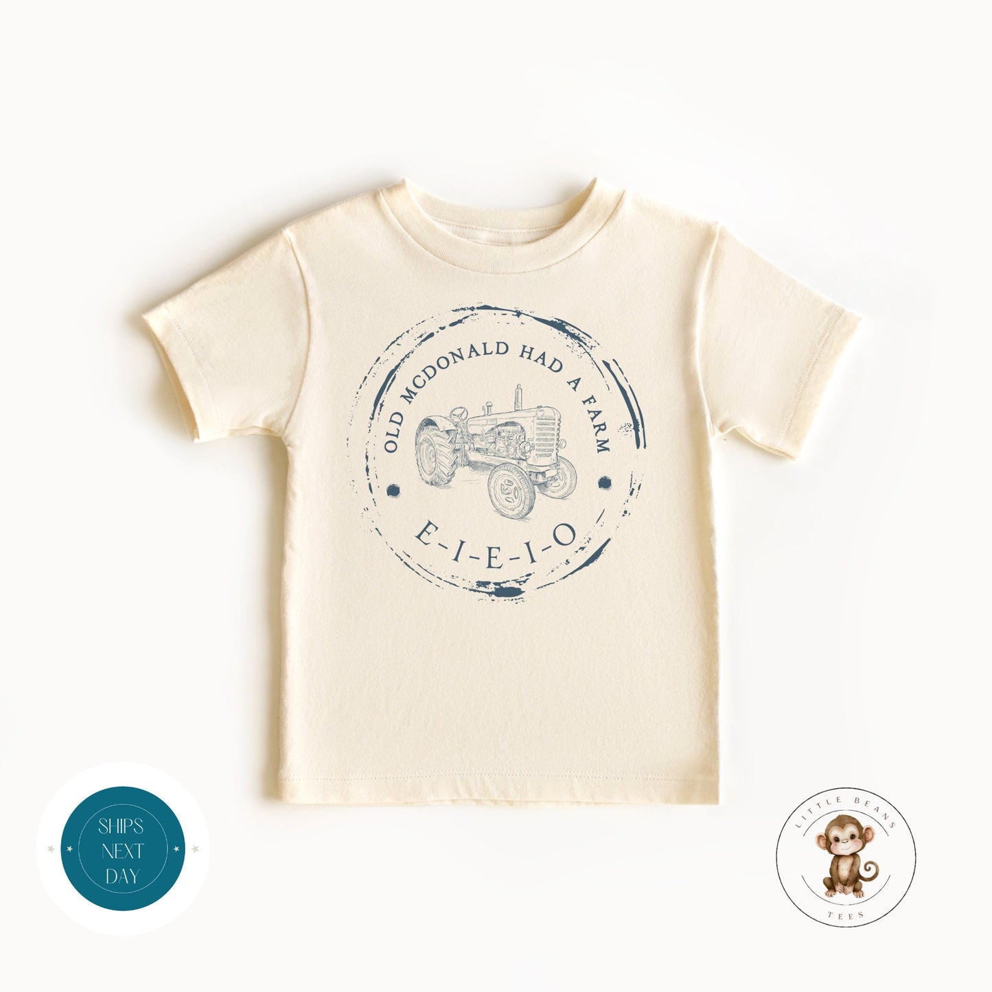 Old McDonald EIEIO Baby Onesie® | Old Mcdonald Kids Tshirt | Nursery Rhyme Custom Onesie®