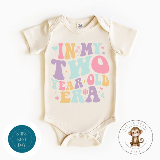 In My Two Year Old Era Birthday Baby Onesie® | Second Birthday Girl Tshirt | Birthday Party Shirt