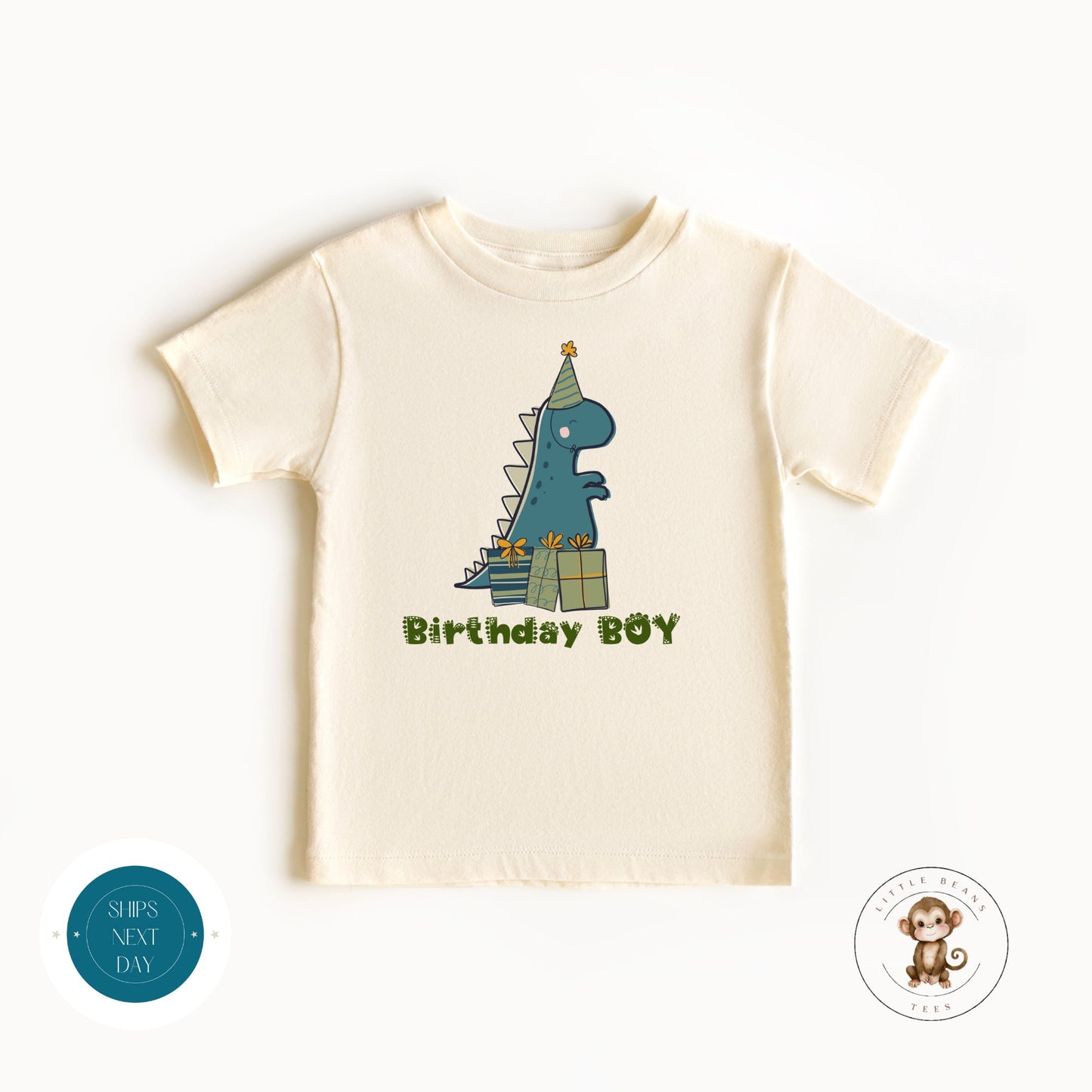 Dinosaur Birthday Kids Crewneck Shirt | Custom Personalized Dinosaur Birthday Baby Onesie®  |  Birthday Party Shirt