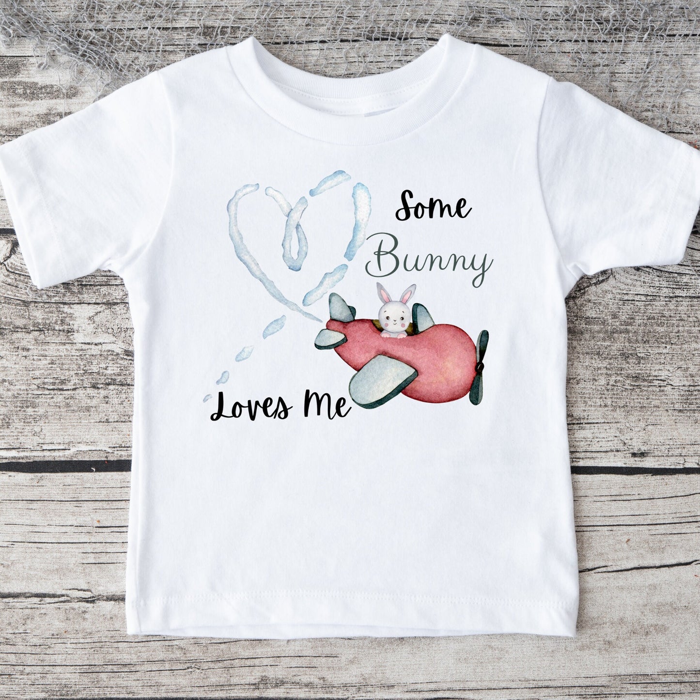 Some Bunny Loves Me Onesie®® Kids Tshirt Baby Bodysuit Custom