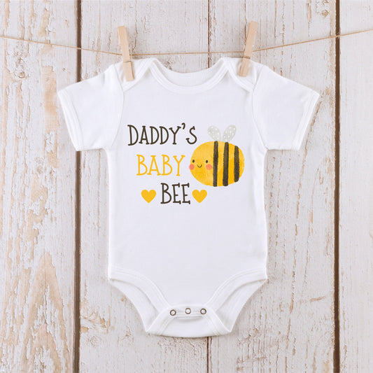 Daddys Baby Bee Onesie® | Custom Baby Onesie® | Daddys Baby Tshirt |  Springtime Collection