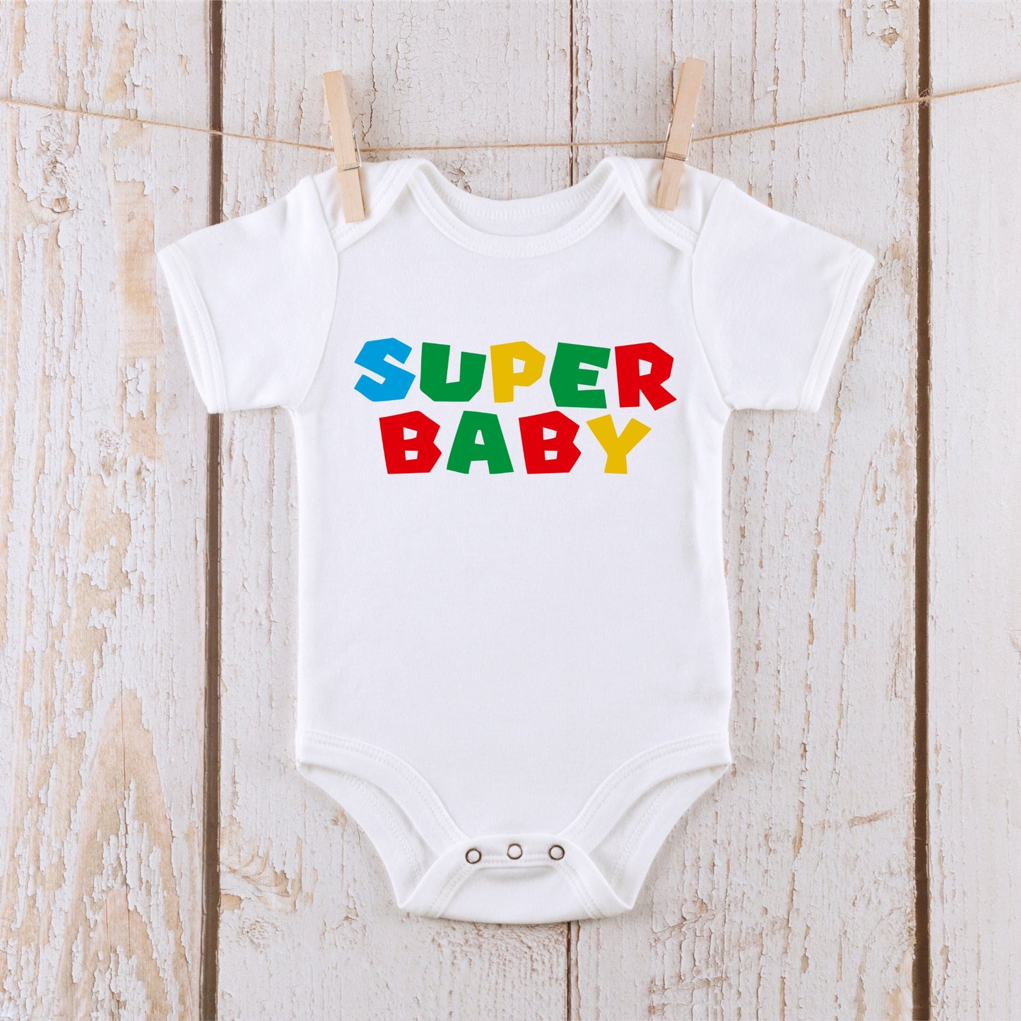 Super Baby Onesie® | Custom Kids Tshirt | Funny Onesie® | Super Baby Tshirt