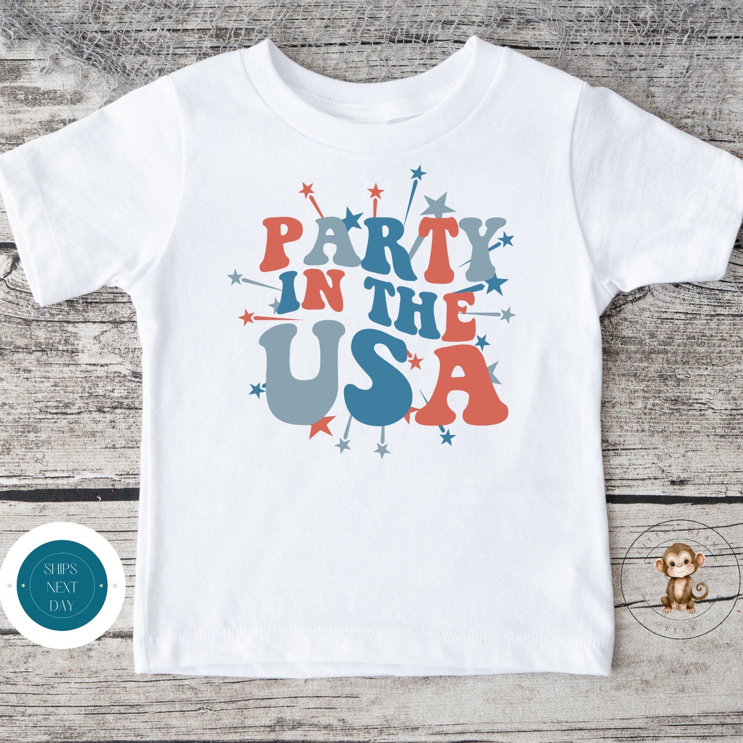 Party in the USA 4th of July Baby Onesie®® | Custom Kids Tshirt | 4th of July Onesie® | July 4th Tee