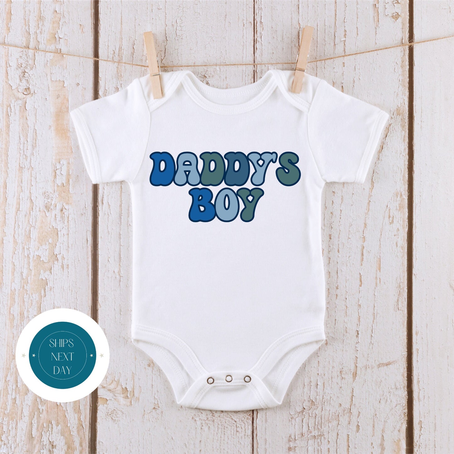 Daddys Boy Baby Onesie® | Cute Baby Onesie® | Custom T Shirt | Baby Shower Gift Onesie®