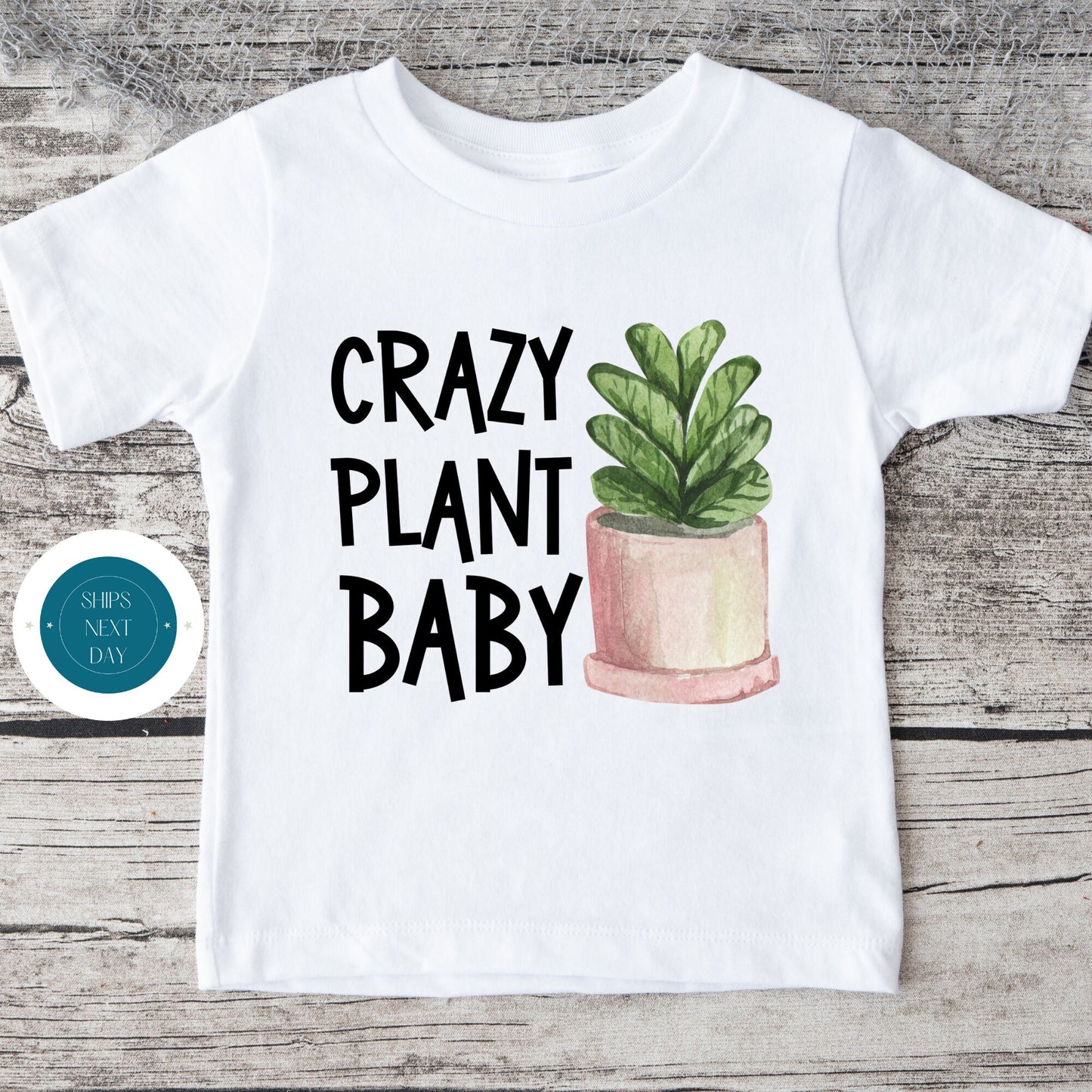 Crazy Plant Baby Onesie® | Cute Baby Onesie® | Funny Plant Baby Tee