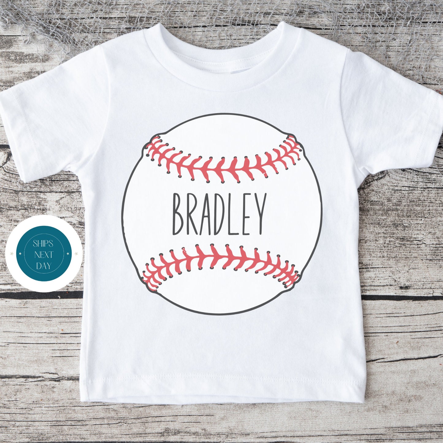 Custom Baseball Name Tshirt | Baseball Kids Tshirt | Baseball Personalized Onesie®