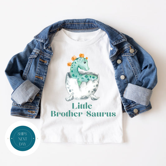 Little Brother Saurus Kids Tshirt | Custom Kids Tshirt | Little Brother Tee | Gift Kids Tshirt