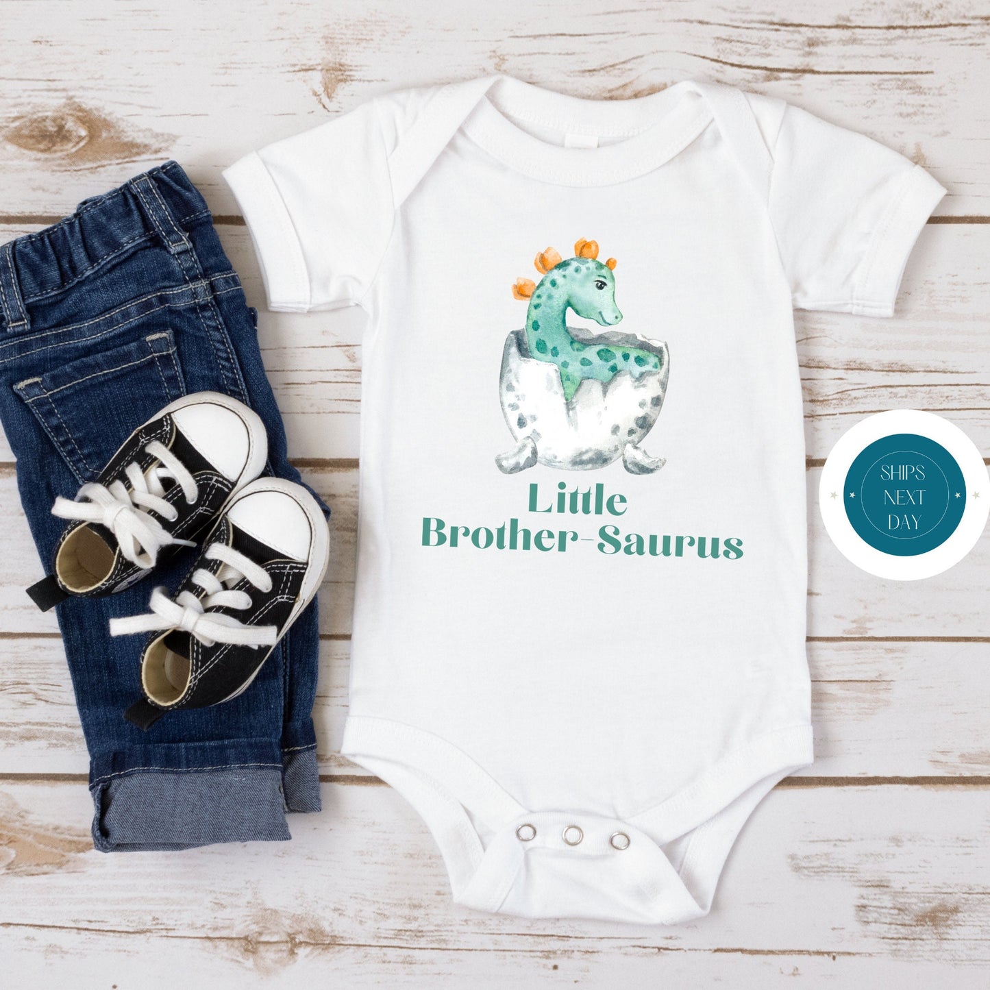 Little Brother Saurus Kids Tshirt | Custom Kids Tshirt | Little Brother Tee | Gift Kids Tshirt