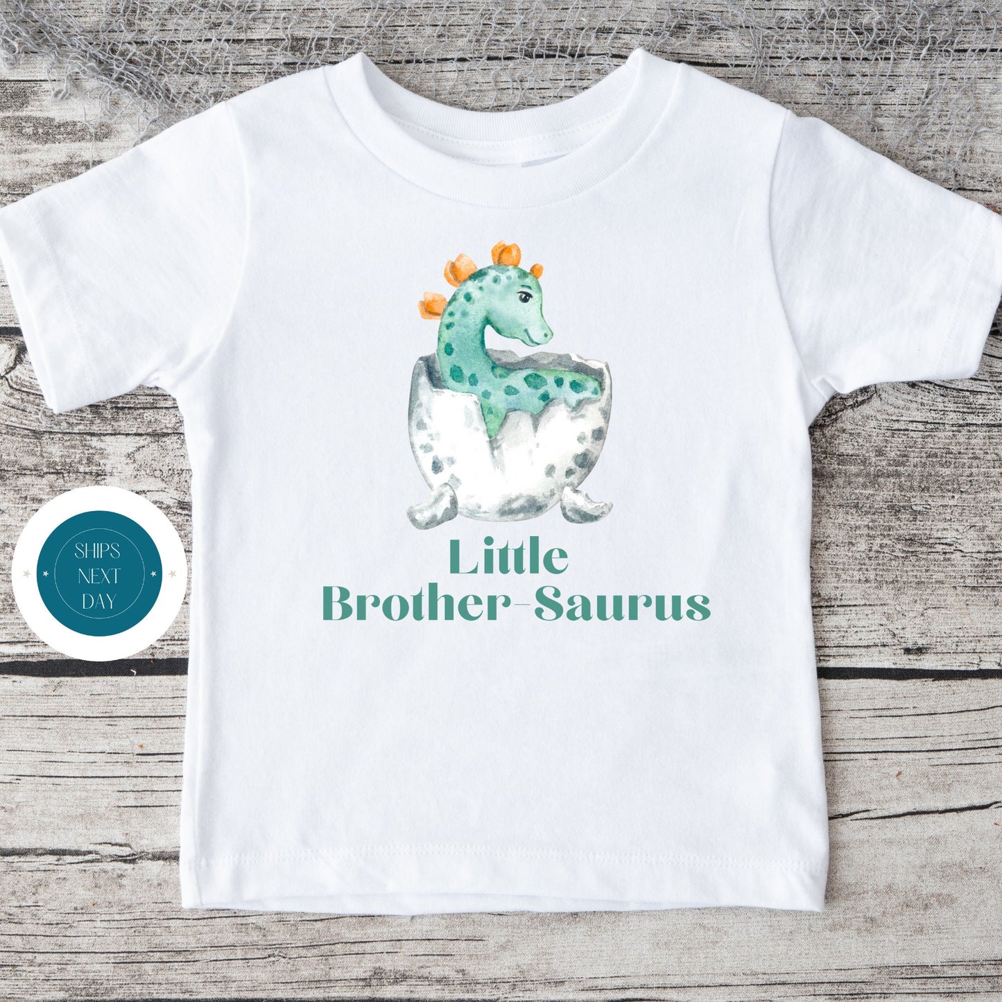 Little Brother Saurus Kids Tshirt | Custom Kids Tshirt | Little Brother Tee | Gift Kids Tshirt