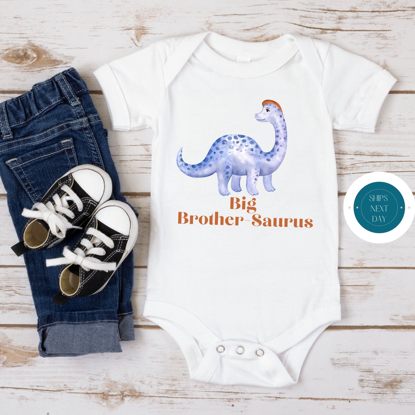 Big Brother Saurus Kids Tshirt | Custom Kids Tshirt | Cute Kids Tee | Dinosaur Kids Tshirt