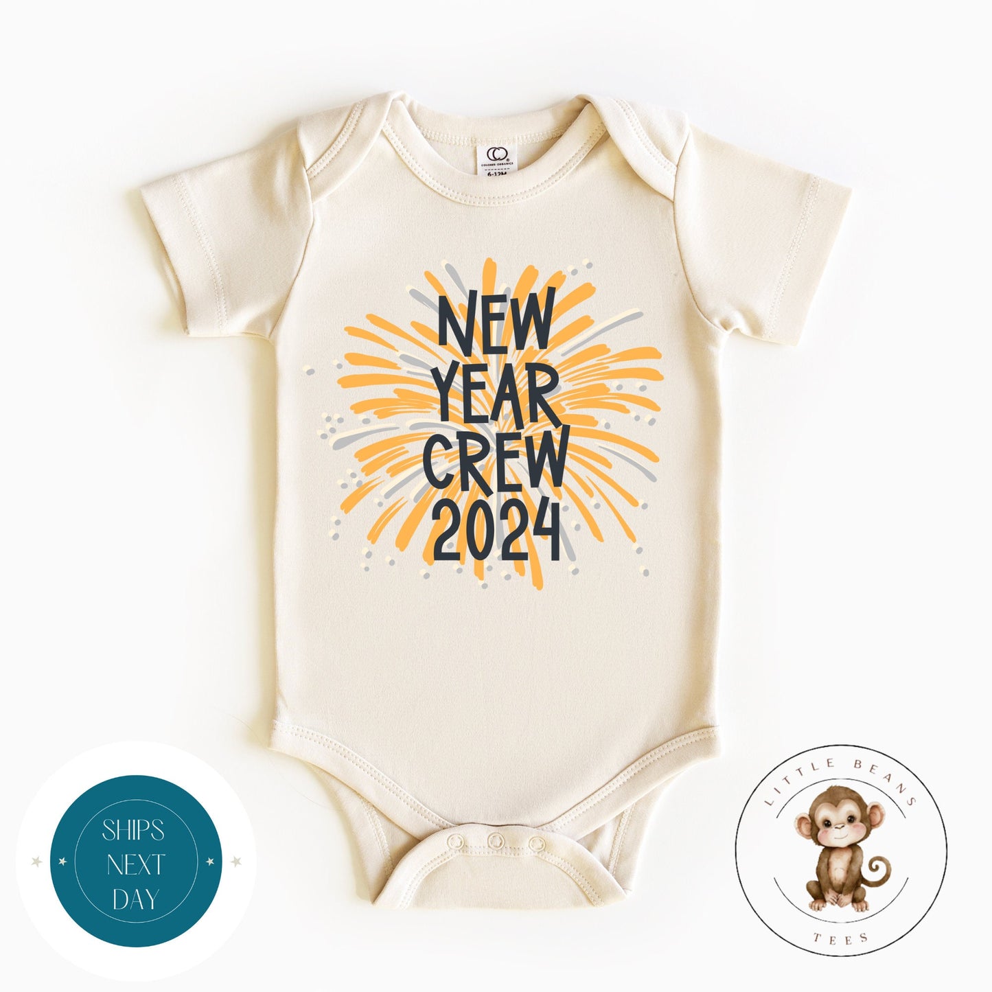 New Years Crew Kids Tshirt | New Years Eve Onesie® | Holiday Kids Tshirt | Custom Baby Bodysuit