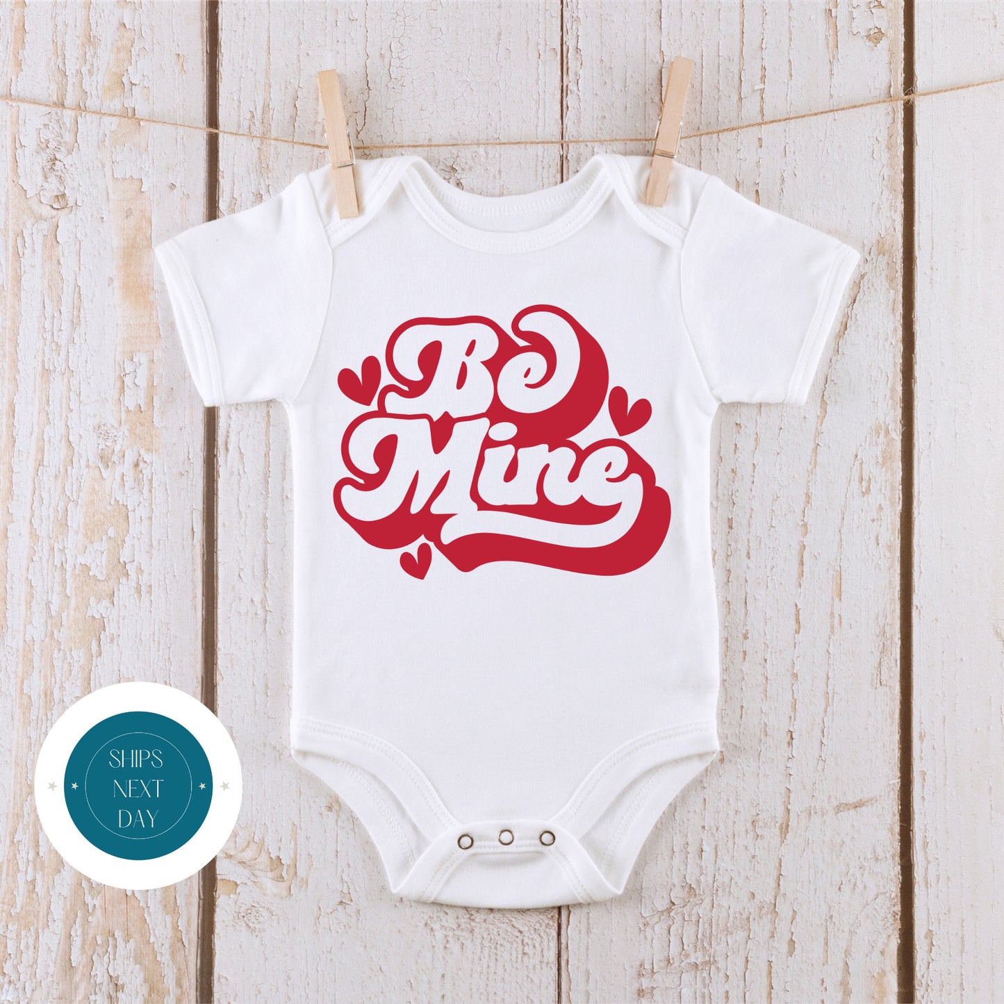 Be Mine Valentine Natural Kids Tshirt | Cute Valentine Onesie® | Custom Kids Tshirt | Valentine Gift